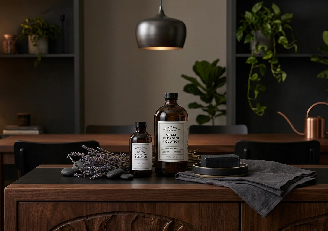 Eco-friendly cleaning products and natural ingredients